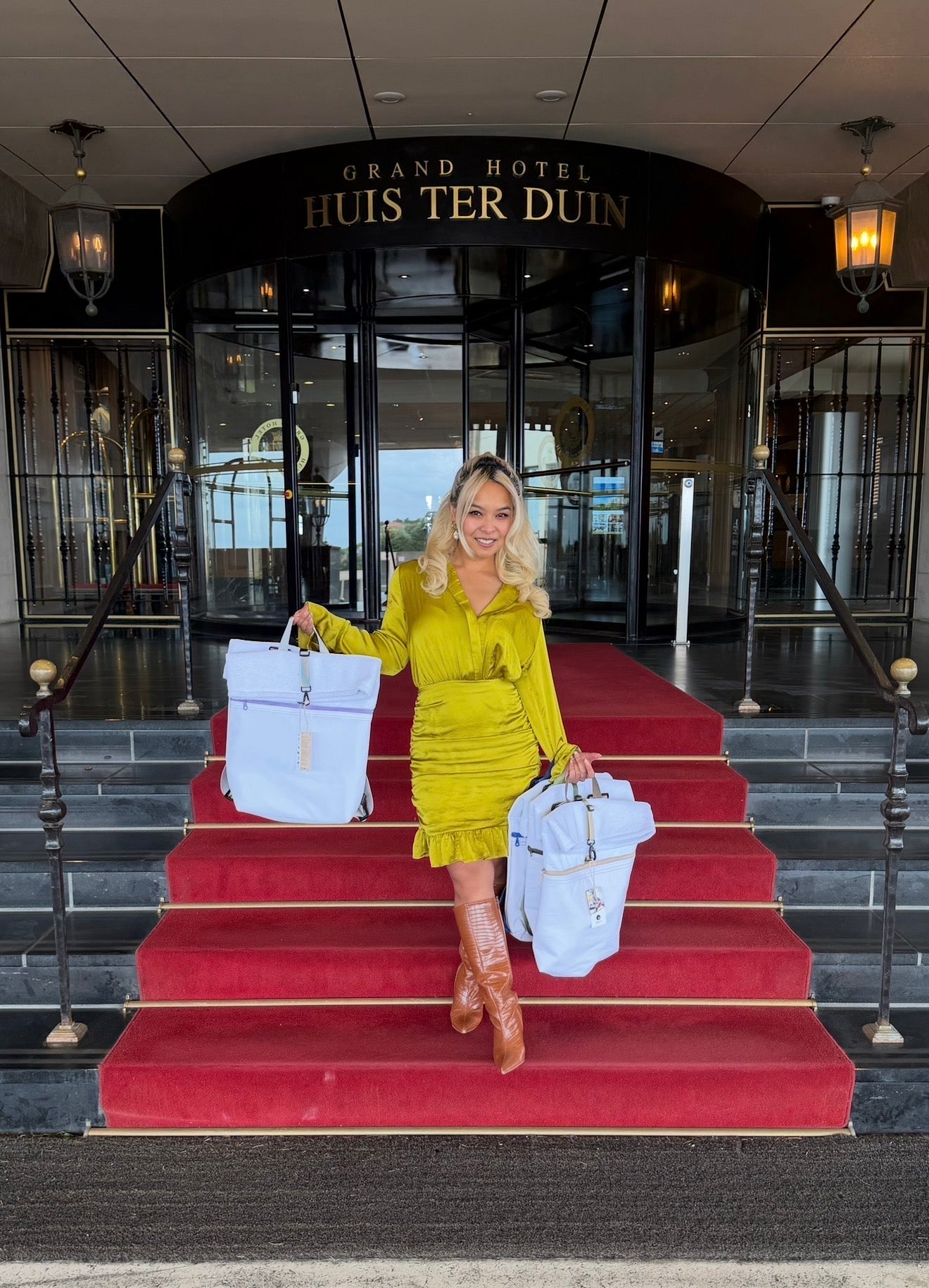Fraenck maakt duurzame rugzakken voor benefietlunch van Grand Hotel Huis ter Duin
