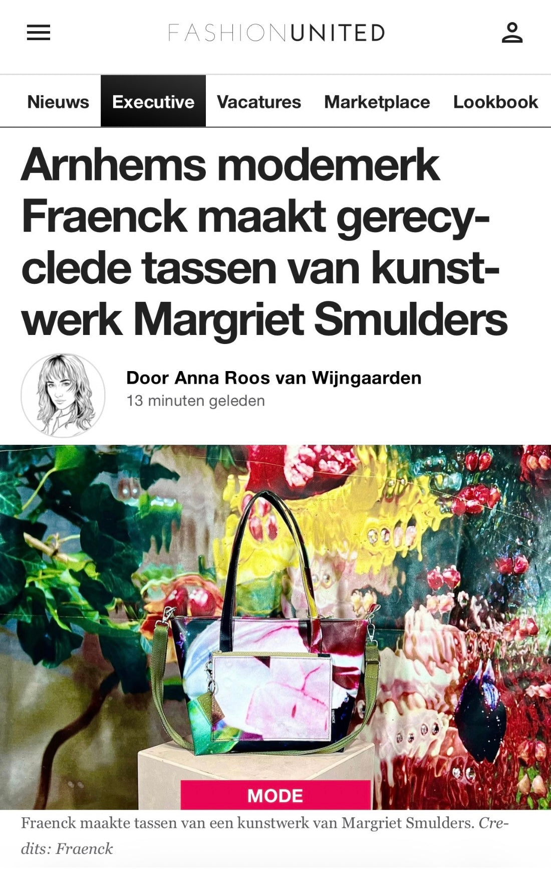 Margriet Smulders x Fraenck — van Tulipomania naar tas